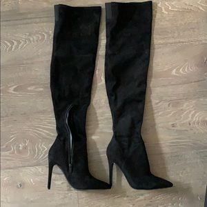 Kendall and Kylie over the knee boots